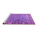 Sideview of Machine Washable Animal Purple Traditional Area Rugs, wshtr4394pur