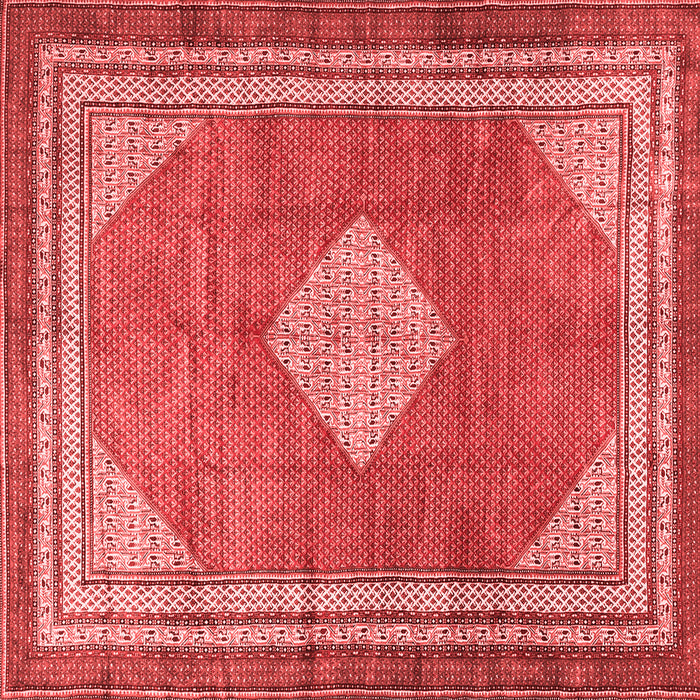 Medallion Red Traditional Rug, tr4395red