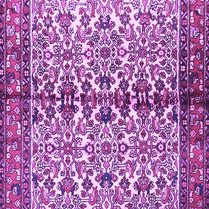 Machine Washable Persian Purple Traditional Area Rugs, wshtr4396pur
