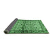 Sideview of Persian Emerald Green Traditional Rug, tr4396emgrn