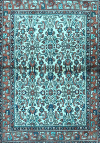 Persian Light Blue Traditional Rug, tr4396lblu