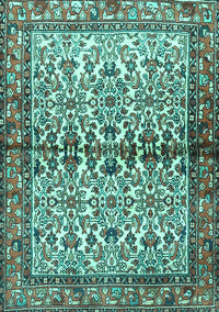 Persian Turquoise Traditional Rug, tr4396turq
