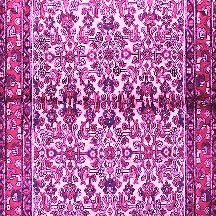 Machine Washable Persian Pink Traditional Rug, wshtr4396pnk