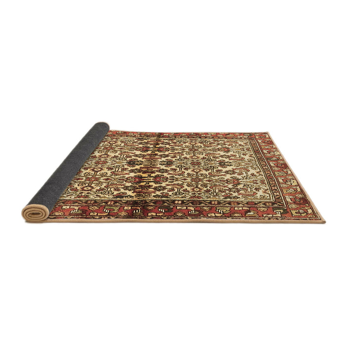 Sideview of Persian Brown Traditional Rug, tr4396brn