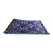 Sideview of Persian Blue Traditional Rug, tr4397blu