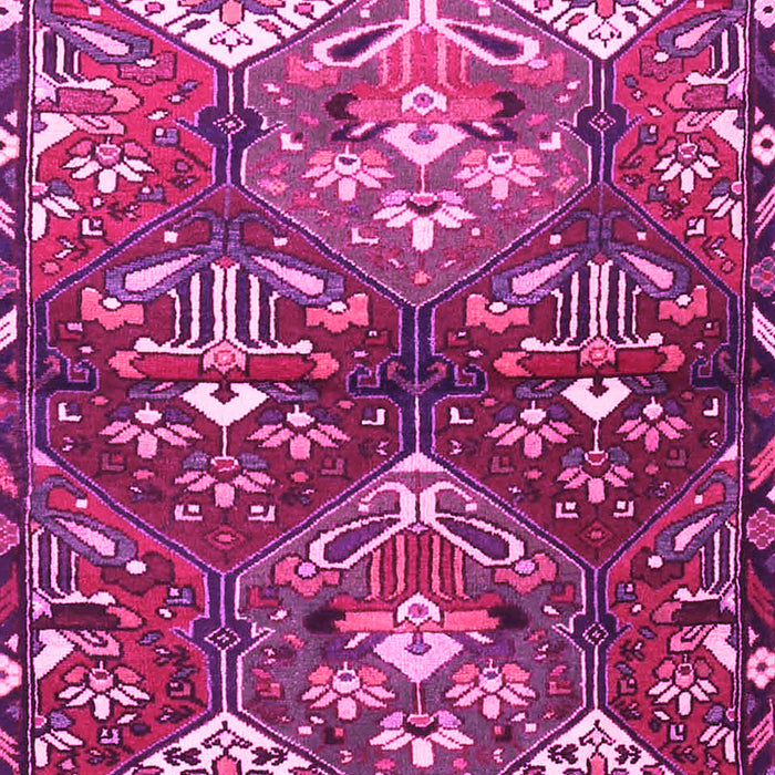 Machine Washable Persian Pink Traditional Rug, wshtr4397pnk