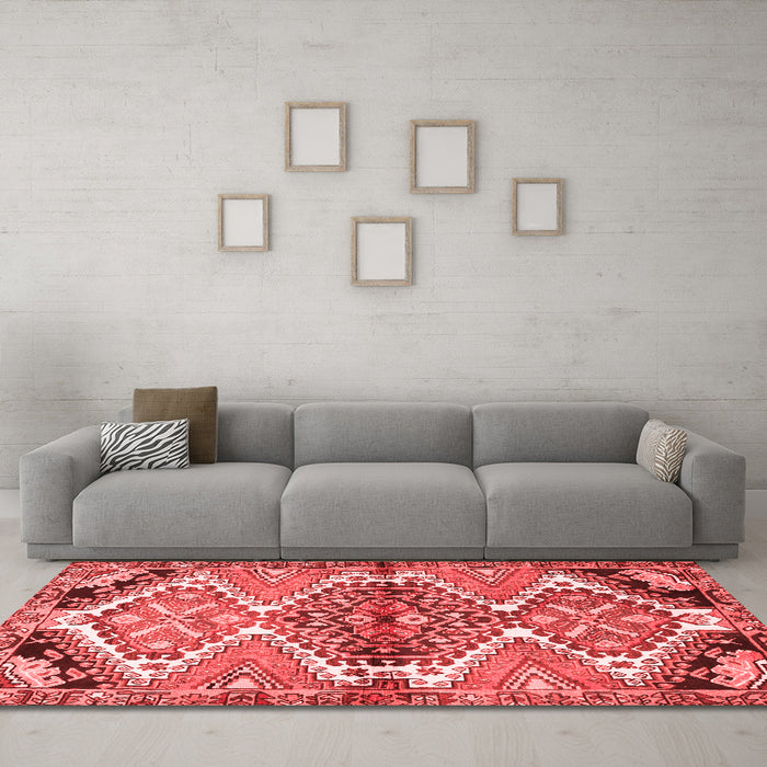 Traditional Red Washable Rugs