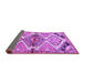 Sideview of Persian Purple Traditional Rug, tr4398pur