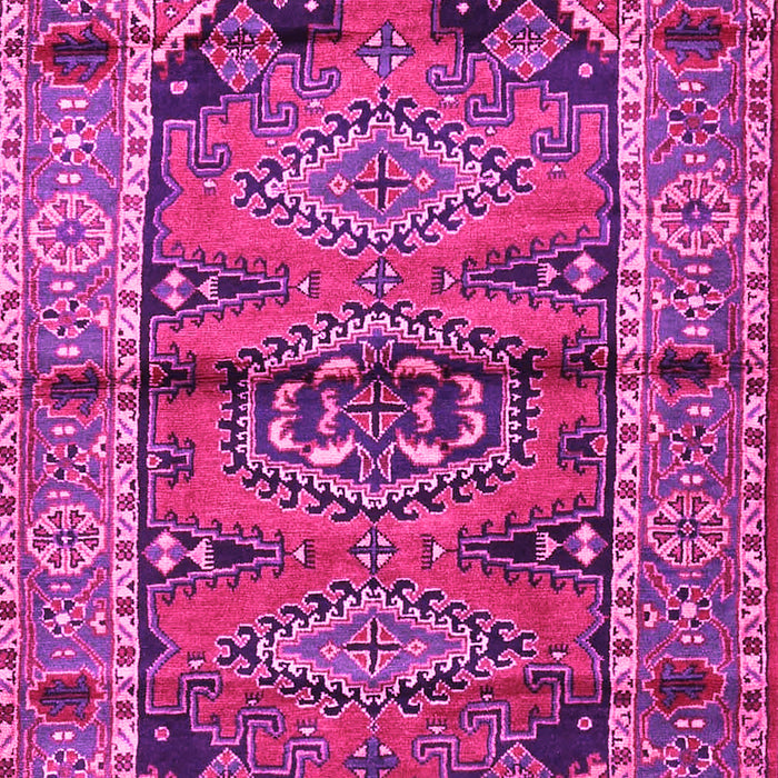 Machine Washable Persian Pink Traditional Rug, wshtr4399pnk