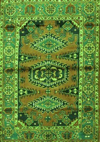 Persian Green Traditional Rug, tr4399grn