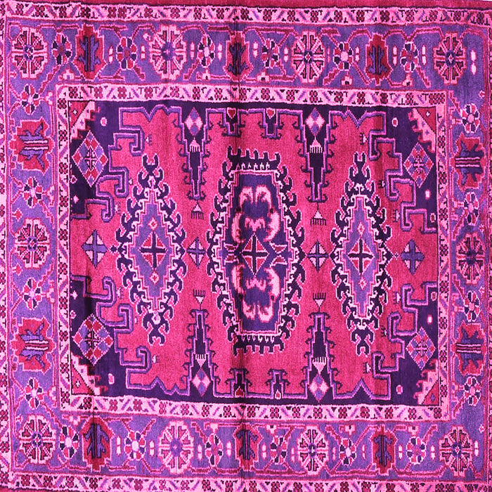 Square Persian Pink Traditional Rug, tr4399pnk