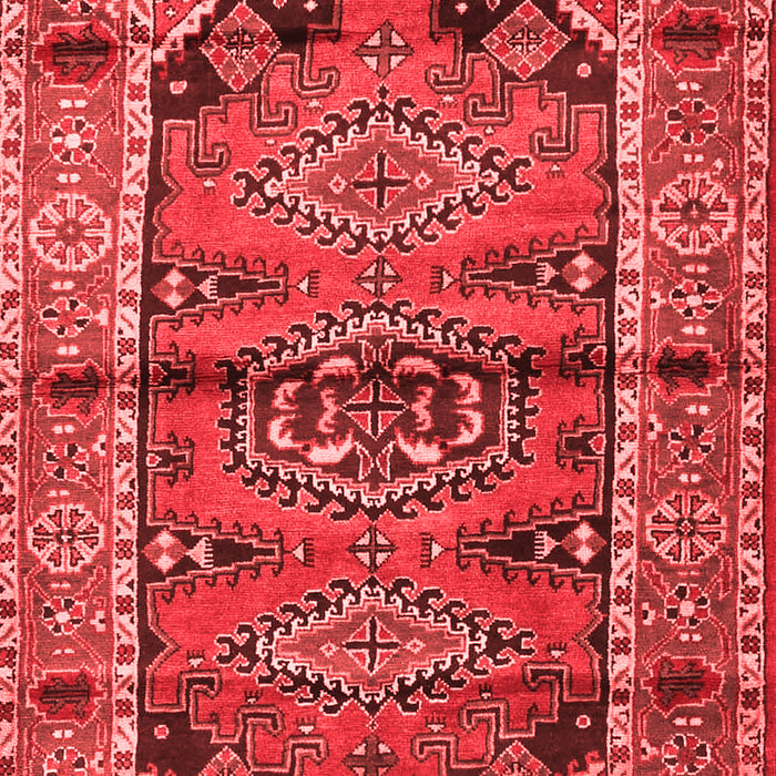 Machine Washable Persian Red Traditional Rug, wshtr4399red
