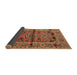 Sideview of Persian Brown Traditional Rug, tr4399brn