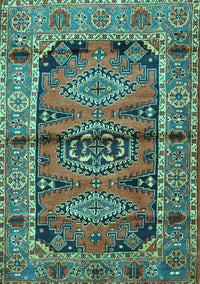 Persian Turquoise Traditional Rug, tr4399turq