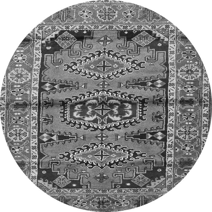 Square Persian Gray Traditional Rug, tr4399gry