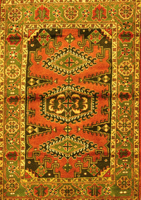 Persian Yellow Traditional Rug, tr4399yw