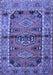 Machine Washable Persian Blue Traditional Rug, wshtr4399blu