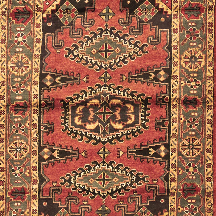 Machine Washable Persian Brown Traditional Rug, wshtr4399brn