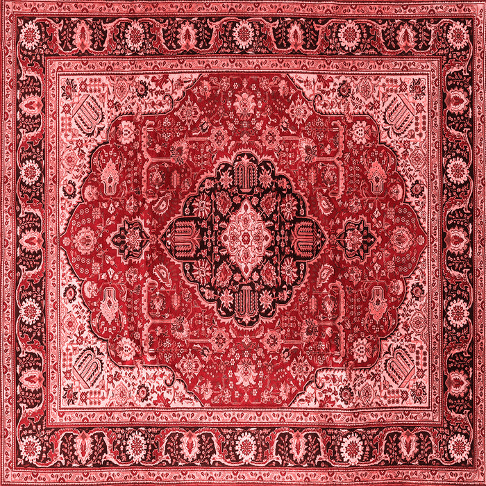 Medallion Red Traditional Rug, tr439red