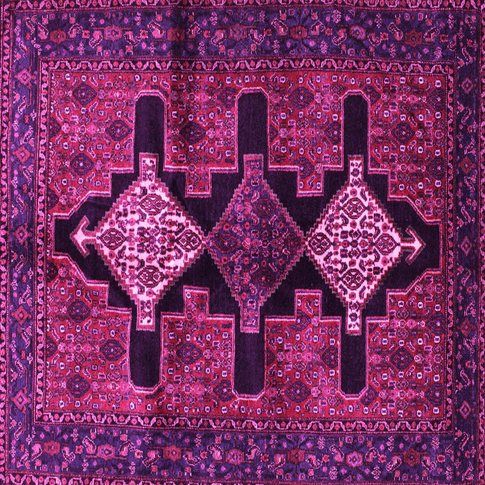 Square Persian Pink Traditional Rug, tr43pnk