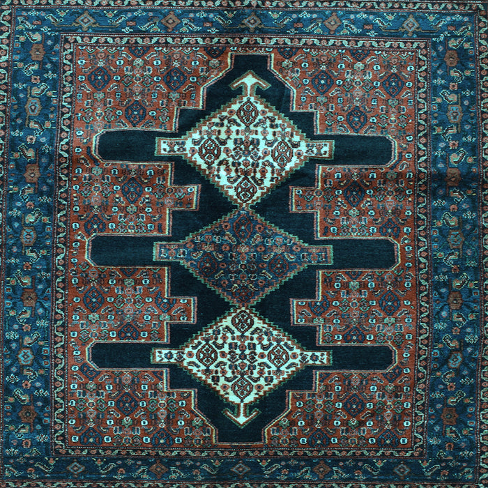 Square Persian Light Blue Traditional Rug, tr43lblu