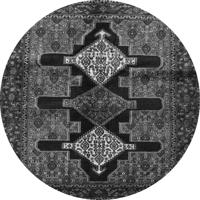 Square Persian Gray Traditional Rug, tr43gry