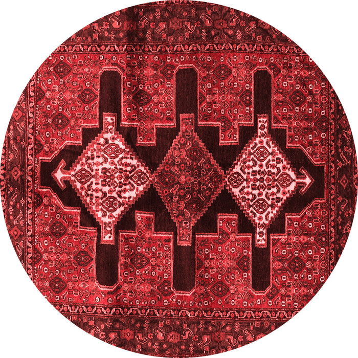 Machine Washable Persian Red Traditional Rug, wshtr43red