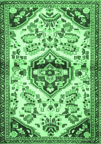 Persian Emerald Green Traditional Rug, tr4400emgrn
