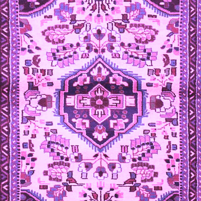 Machine Washable Persian Purple Traditional Area Rugs, wshtr4400pur