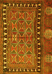 Persian Yellow Traditional Rug, tr4401yw