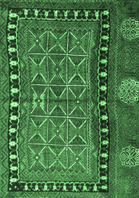 Persian Emerald Green Traditional Rug, tr4401emgrn