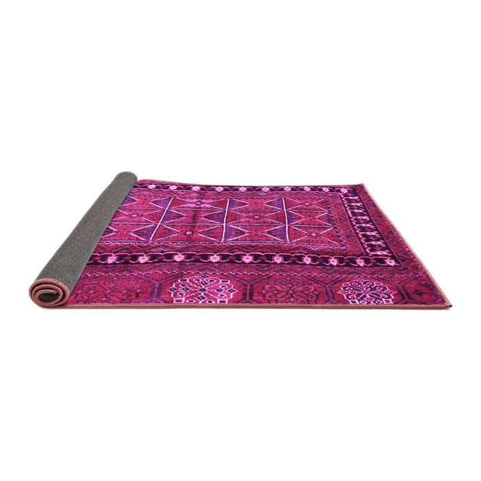 Sideview of Persian Pink Traditional Rug, tr4401pnk