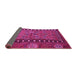 Sideview of Persian Pink Traditional Rug, tr4401pnk