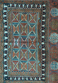 Persian Light Blue Traditional Rug, tr4401lblu