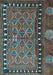 Persian Light Blue Traditional Rug, tr4401lblu