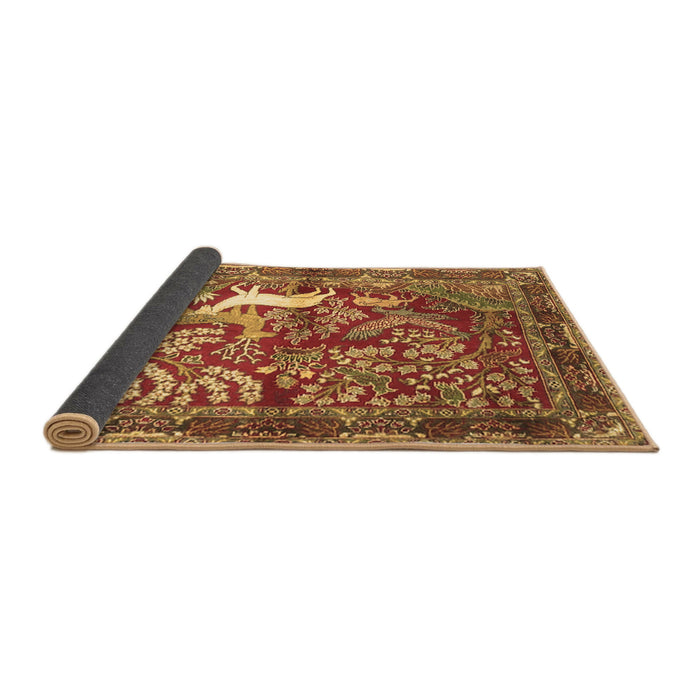 Sideview of Persian Brown Traditional Rug, tr4402brn