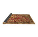 Sideview of Persian Brown Traditional Rug, tr4402brn