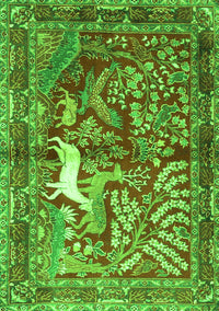 Persian Green Traditional Rug, tr4402grn