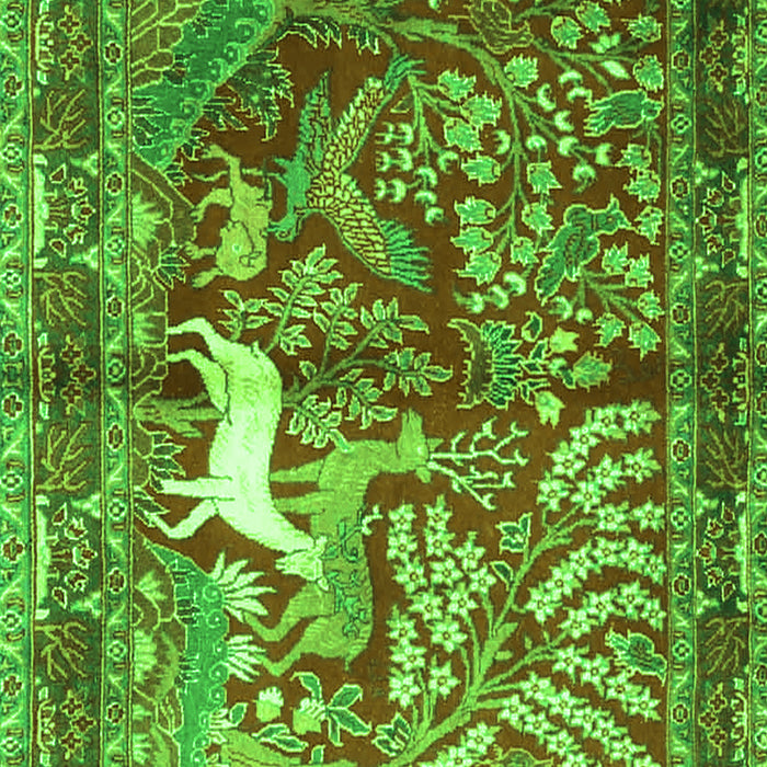 Persian Green Traditional Rug, tr4402grn