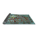 Sideview of Persian Light Blue Traditional Rug, tr4402lblu