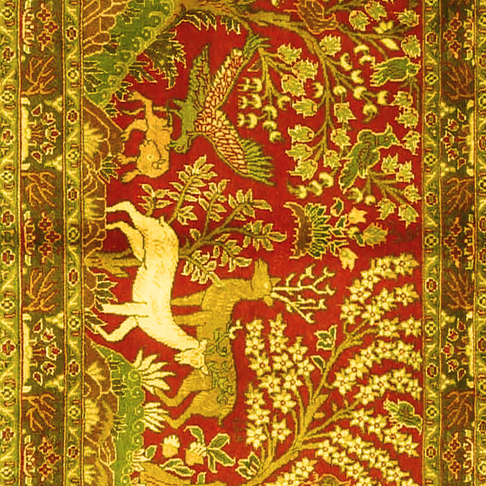 Persian Yellow Traditional Rug, tr4402yw