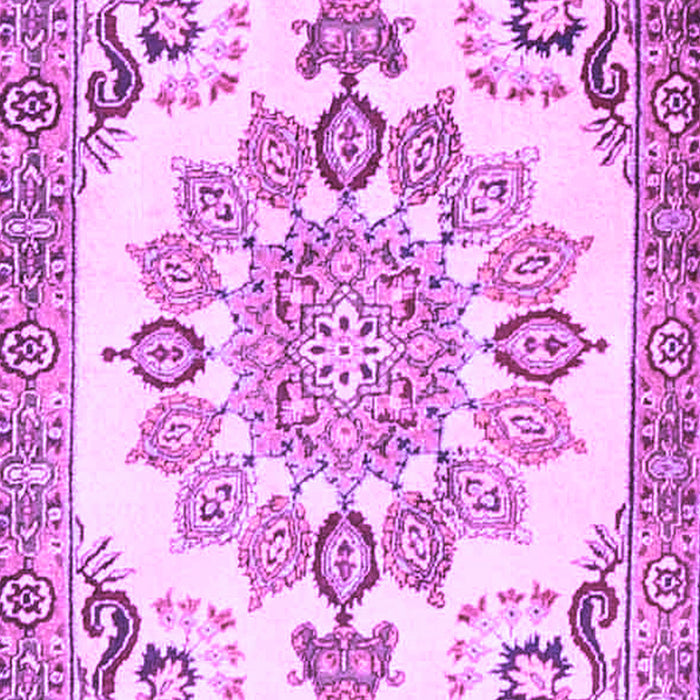 Medallion Purple Traditional Rug, tr4403pur