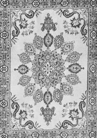 Medallion Gray Traditional Rug, tr4403gry