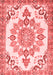 Medallion Red Traditional Area Rugs