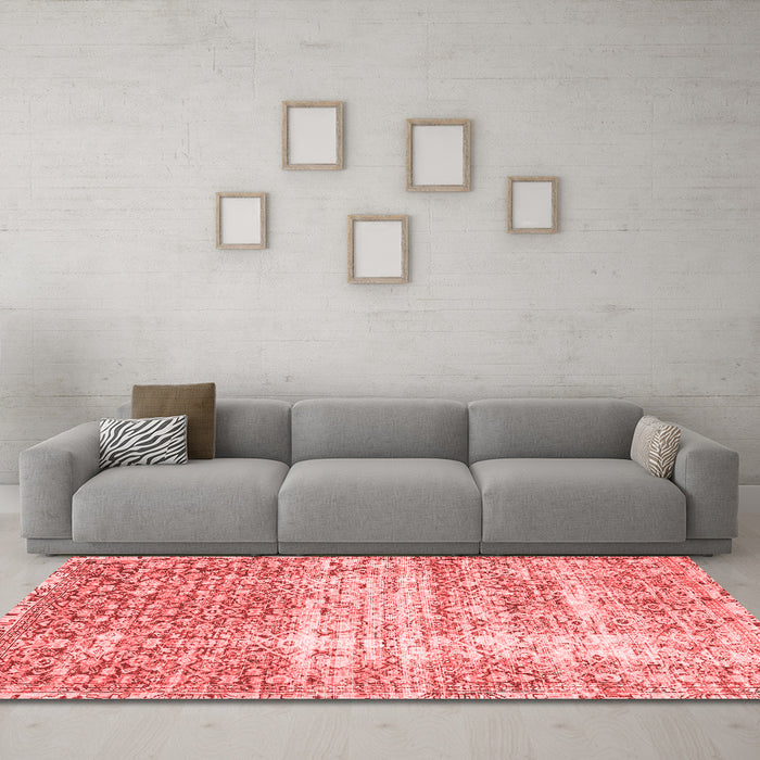 Traditional Red Washable Rugs