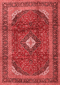 Medallion Red Traditional Rug, tr4405red