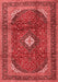 Medallion Red Traditional Area Rugs