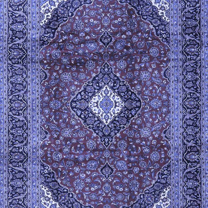 Medallion Blue Traditional Rug, tr4405blu