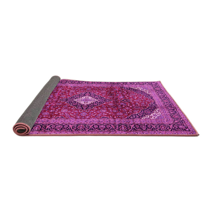 Sideview of Medallion Pink Traditional Rug, tr4405pnk