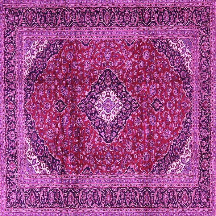 Square Medallion Pink Traditional Rug, tr4405pnk